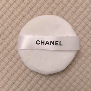 Pristine unused 3” Chanel Powder Puff